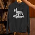 Bull Terrier Skeleton Birthday Halloween Kids Unisex Hoodie, gift for family, gift for coworker