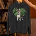 Cute Boston Terrier Shamrock St Patrick's Day Dog Lover Men Women Kids Unisex Hoodie, gift for family, gift for coworker