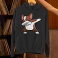 Dabbing Red Boston Terrier Dab Dance Dog Men Women Kids Unisex Hoodie, gift for family, gift for coworker