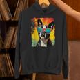 Dog Boston Terrier Hawaiian Unisex Hoodie, gift for family, gift for coworker
