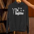The Dogfather Boston Terrier Dog Dad Tshirt Idea Unisex Hoodie, Boston Terrier Dad Hoodies, gift for family, gift for coworker
