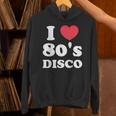 I Love 80S ディスコミュージック レトロディスコ パーカー