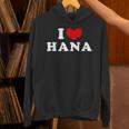I Love Hana 私は愛する Hana パーカー
