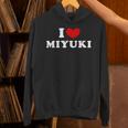 I Love Miyuki 私は愛する Miyuki パーカー