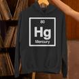 Mercury Hg 元素周期表 サイエンスギフト パーカー