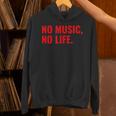 No Music No Life For All Music Lovers メンズレディース パーカー