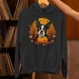 Pumpkin Boston Terrier Costume On Boston Terrier Halloween Unisex Hoodie, Boston Terrier Halloween Hoodies, gift for family, gift for coworker