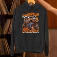 Pumpkin Crusher Monster Truck Ghosts Halloween For Boys Hoodie