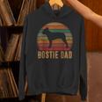 Retro Boston Terrier Dad Dog Owner Pet Bostie Father Unisex Hoodie, Boston Terrier Dad Hoodies, gift for family, gift for coworker