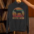 Retro Boston Terrier Mom Dog Mother Pet Bostie Mama Unisex Hoodie, Boston Terrier Mom Hoodies, gift for family, gift for coworker