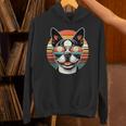 Retro Sunset Sunglasses Boston Terrier Boston Bull Bostie Unisex Hoodie, gift for family, gift for coworker