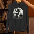 Scary Halloween Cat Costume Retro Cat Moon For Men Women Kids Unisex Hoodie, gift for family, gift for coworker