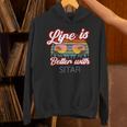 Sitar Players Saying 'Life Is Better With Sitar' Unisex Hoodie Sitar Players Saying 'Life Is Better With Sitar' Unisex Hoodie