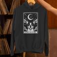 Tarot Card Vintage Crescent Moon Boston Terrier Dog Mom Unisex Hoodie, Boston Terrier Mom Hoodies, Boston Terrier Tarot Hoodies, gift for family, gift for coworker