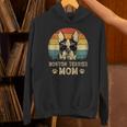 Vintage Boston Terrier Mom Dog Lovers Mother's Day Unisex Hoodie, Boston Terrier Mom Hoodies, gift for family, gift for coworker