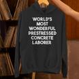 World's Most Wonderful プレストレストコンクリート労働者 パーカー
