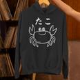 たこ カニ 面白い 長袖tシャツ パーカー