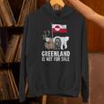 グリーンランド 非売品 グリーンランド 国旗 動物 グリーンランダー パーカー