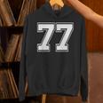 ナンバー77 野球 フットボール 誕生日 パーカー