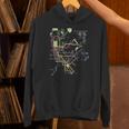 ニューヨーク市メトロマップアート I Heart Ny お土産ギフト 長袖tシャツ パーカー