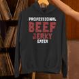 プロフェッショナル・ビーフ・ジャーキー・イーター 肉好き 長袖tシャツ パーカー