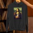 モナリザ と 猫 美術 教師 絵画 と 猫 恋人 パーカー