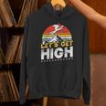 レトロヴィンテージスキー Let's Get High 長袖tシャツ パーカー