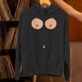 乳首おへそボタン おっぱい 面白いコスチューム パーカー