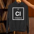 塩素 Cl 元素周期表 サイエンスギフト パーカー