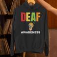補聴器 耳障がいサポート 聴覚障害者への意識 長袖tシャツ パーカー