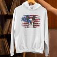 Boston Terrier Dad American Flag 4th Of July Dog Fathers Day Unisex Hoodie, Boston Terrier Dad Hoodies, American Boston Terrier Hoodies, Boston Terrier 4th Of July Hoodies, gift for family, gift for coworker