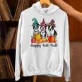 Boston Terrier Dog Lover Fall Ya'Ll Halloween Costume Men Women Unisex Hoodie, Boston Terrier Halloween Hoodies, gift for family, gift for coworker