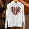 Boston Terrier Heart Valentine Boston Terrier Unisex Hoodie, gift for family, gift for coworker