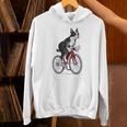 Boston Terrier Riding Bicycle Cute Bostie Biker Raglan Baseball Tee Unisex Hoodie, Boston Terrier Riding Hoodies, gift for family, gift for coworker