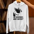 Boston Terrier Shirt Ok Seriously Who Farted Unisex Hoodie, gift for family, gift for coworker