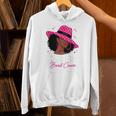 Breast Cancer Awareness African American Afro Women Hoodie