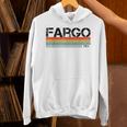 Fargo City レトロ ヴィンテージ ストライプ ギフトとお土産 パーカー