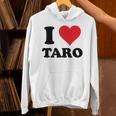 I Heart Taro 名 I Love パーソナライズ パーカー