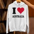 I Love Australia パーカー