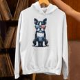 USA Flag Boston Terrier Best Dog Mom Ever 2025 Unisex Hoodie, Boston Terrier Mom Hoodies, gift for family, gift for coworker