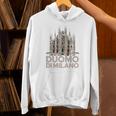 ドゥオーモ・ディ・ミラノ大聖堂のイラスト パーカー