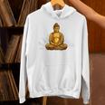 ブッダ 国際ヨガデー バックプリント パーカー