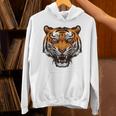 虎の肖像画 虎の恋人 野生動物 森の恋人 パーカー