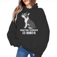 Boston Terrier Dog Owner Grandma Women's Hoodie, trending gift