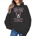 Boston Terrier Don't Mess With American Gentleman Dog Lover Women's Hoodie, American Boston Terrier Gifts, trending gift