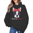Boston Terrier Mom Bostie Women Girls Women's Hoodie, Couple Gifts, Mom Gifts, Boston Terrier Mom Gifts, trending gift