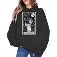 Boston Terrier Tarot Card Star With The Moon Men Women Kids Women's Hoodie, Boston Terrier Tarot Gifts, trending gift