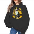 Boston Terrier s Mid-Century Modern Art s Street Grunge Women's Hoodie, trending gift