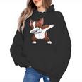 Dabbing Red Boston Terrier Dab Dance Dog Men Women Kids Women's Hoodie, trending gift