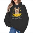 Sunflower Yorkie Mom Dog Lover Women's Hoodie, Couple Gifts, Mom Gifts, trending gift